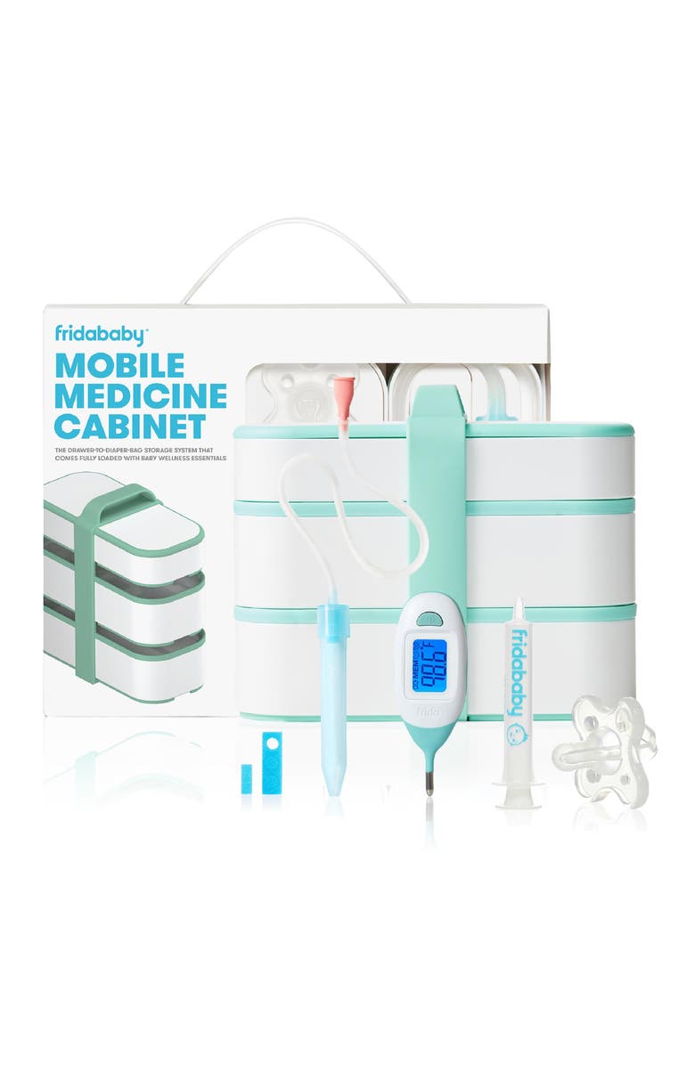 Fridababy Baby Mobile Medicine Cabinet, Main, color, White