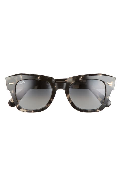 State Street 49mm Gradient Square Sunglasses