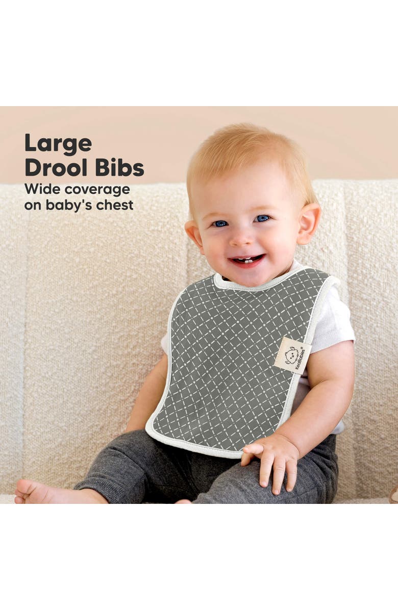 KeaBabies 8-Pack Coast Drool Bibs, Alternate, color, Nordic