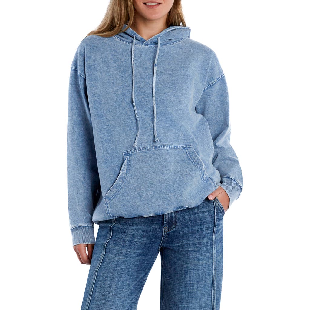 WASH LAB DENIM WASH LAB DENIM DENIM HOODIE