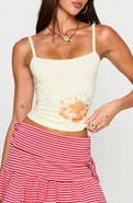 Princess Polly Lolana Hibiscus Graphic Crop Camisole