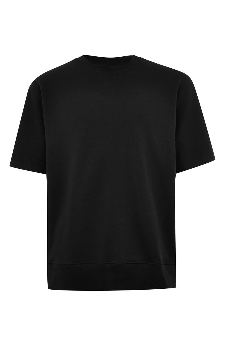 Topman Short Sleeve Crewneck Sweatshirt, Alternate, color,