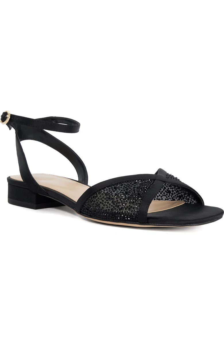 Dune London <p>Naxxos Crystal Embellished Sandal (Women)</p>, Main, color, Black