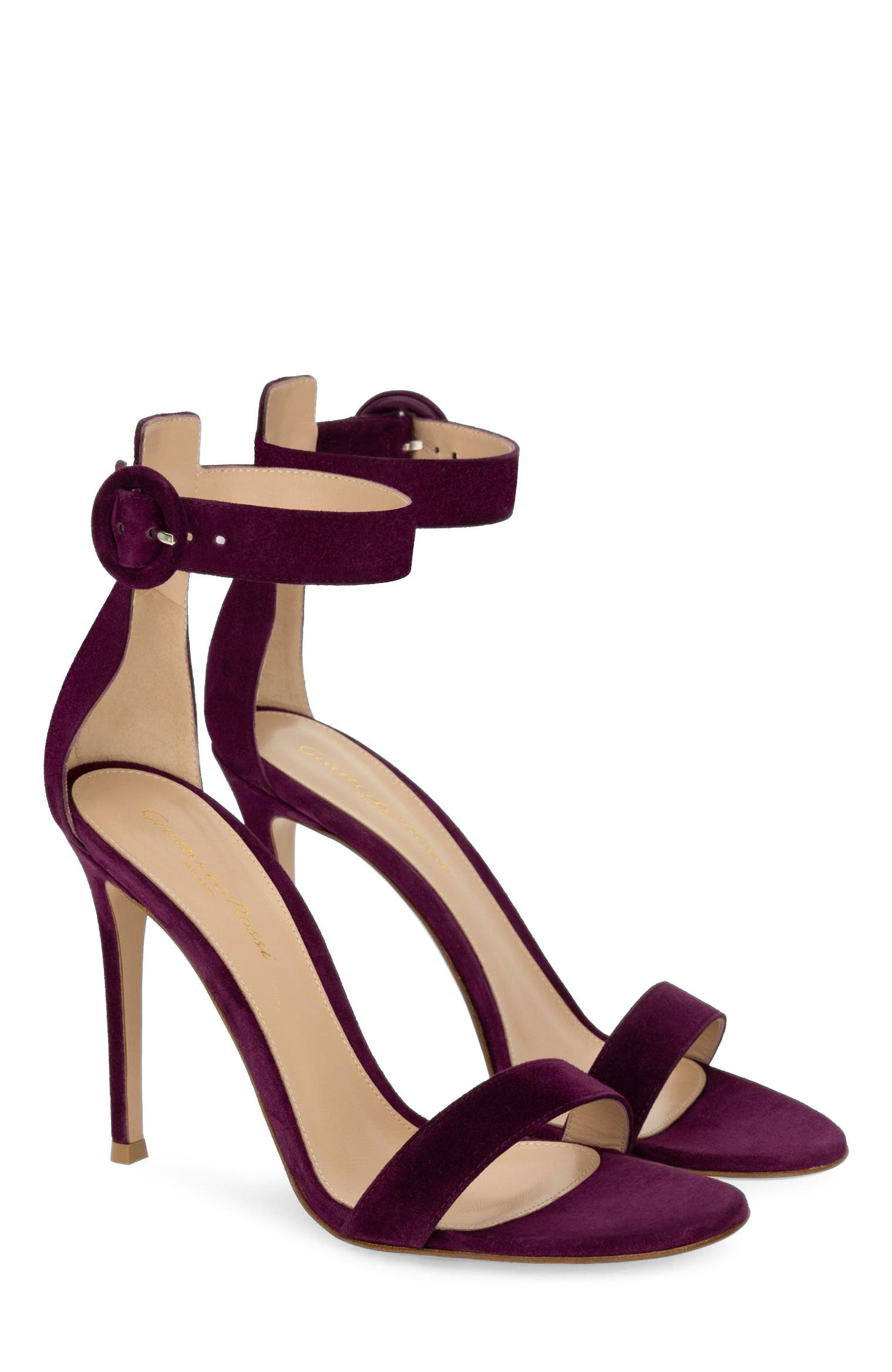 Portofino 105 Sandals, Alternate, color, Red-Purple Suede