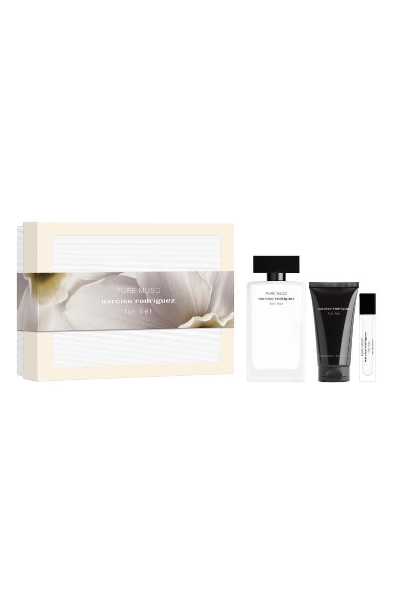 Narciso Rodriguez For Her Pure Musc Eau de Parfum Gift Set $210 Value, Main, color, 