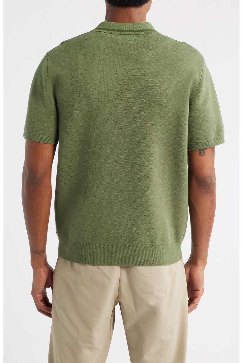 Habana Cotton Polo, Alternate, color, OLIVINE