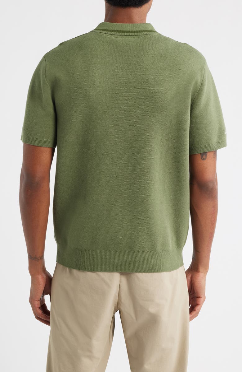 Malbon Golf Habana Cotton Polo, Alternate, color, Olivine
