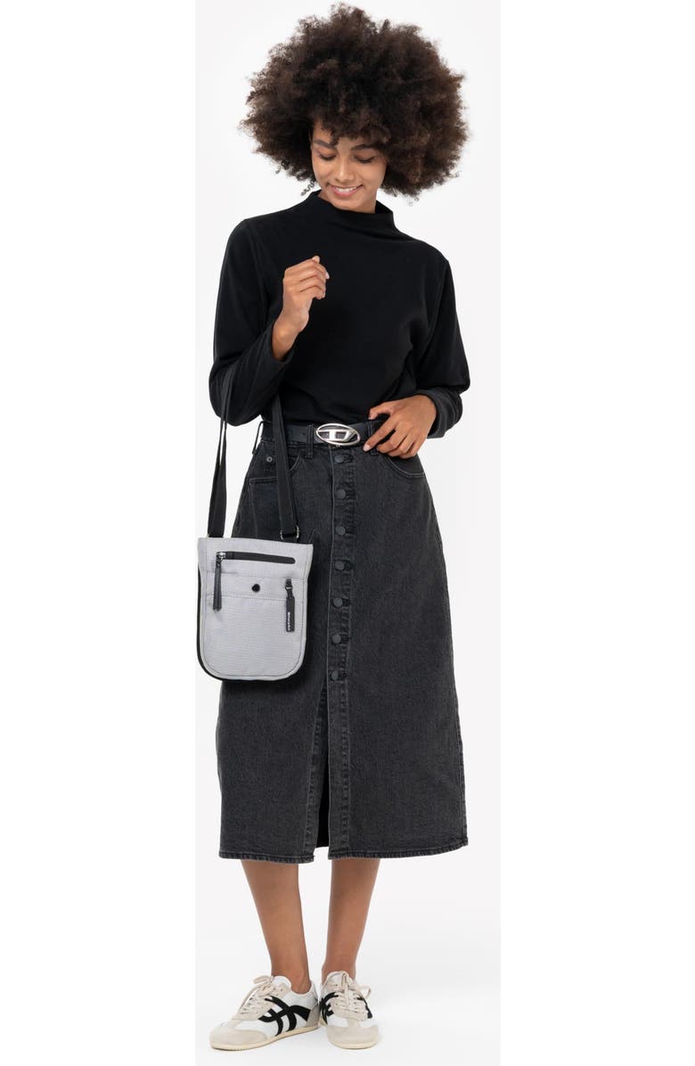 Sherpani Prima Anti Theft Crossbody Bag, Alternate, color, Sterling