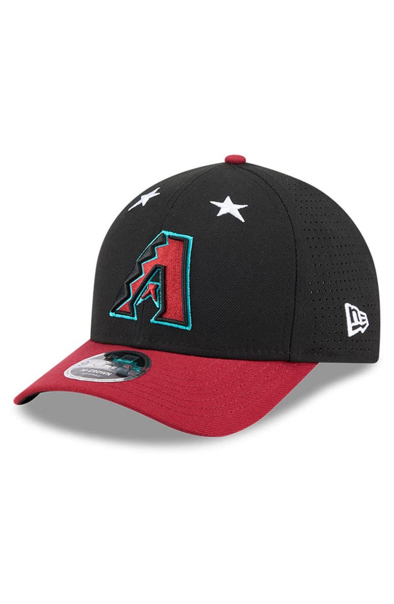 New Era Men's New Era Black/Red  Arizona Diamondbacks 2025 MLB All-Star Game 9FORTY M-Crown Adjustable Hat, Alternate, color, Black