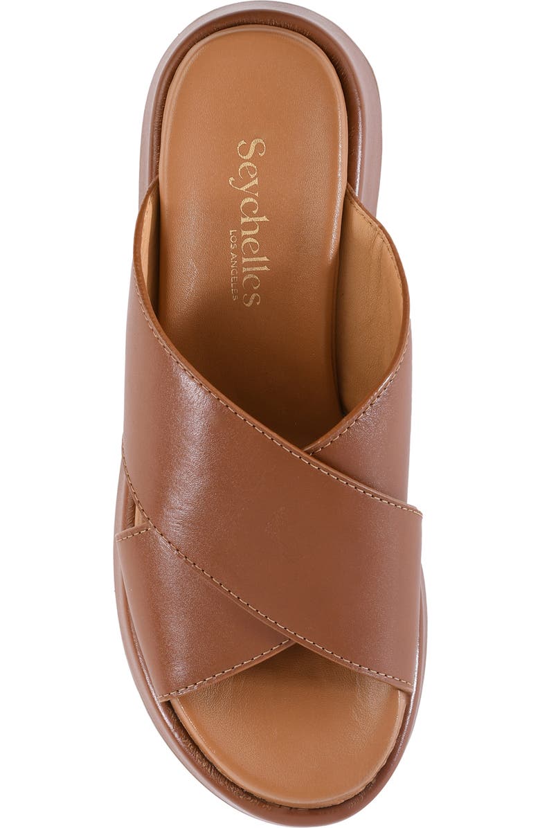 Seychelles Key Largo Wedge Slide Sandal, Alternate, color, Tan