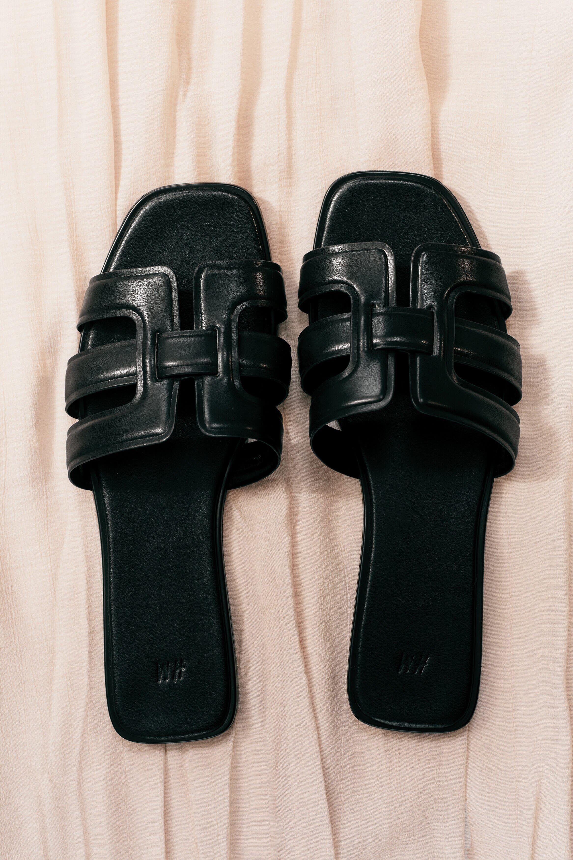 H&M Sandals, Alternate, color, Black