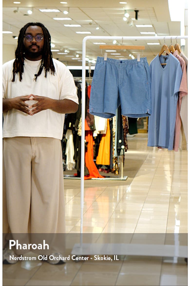 Coastline Pull-On Stretch Corduroy Shorts video