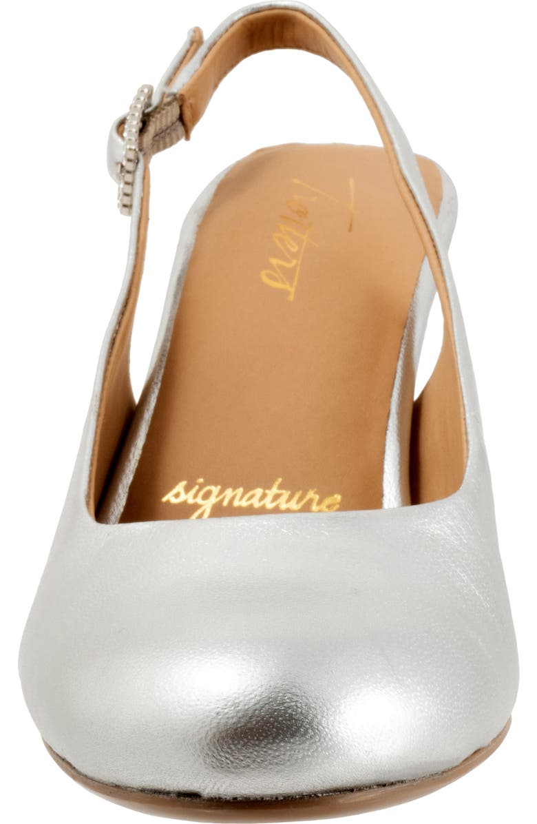 Trotters Lexi Slingback Pump, Alternate, color, Silver
