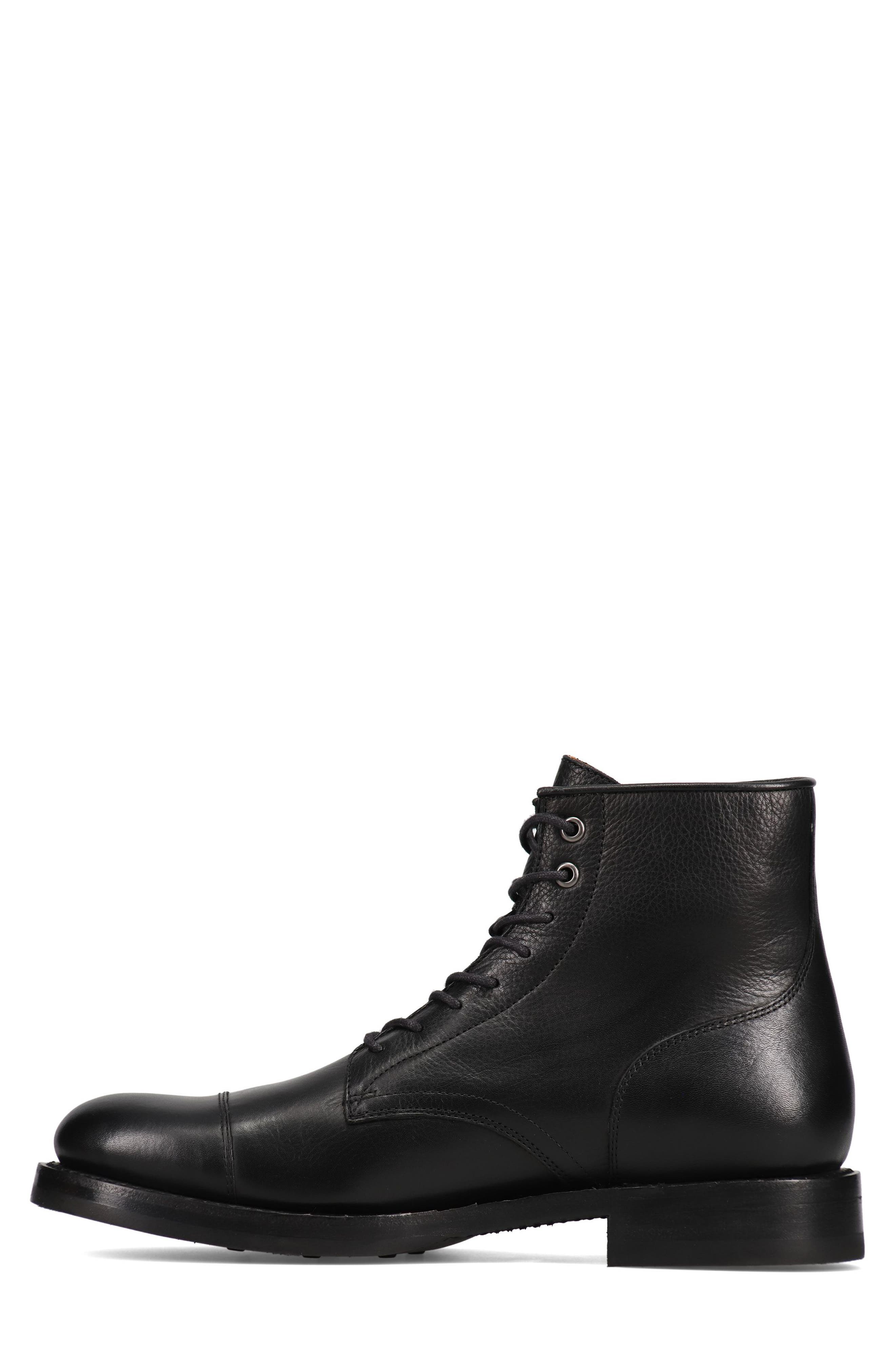 Frye Dylan Cap Toe Boot, Alternate, color, Black