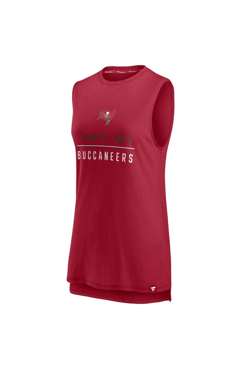 FANATICS Women's Fanatics Branded Red Tampa Bay Buccaneers True Contender Tank Top, Alternate, color, Red