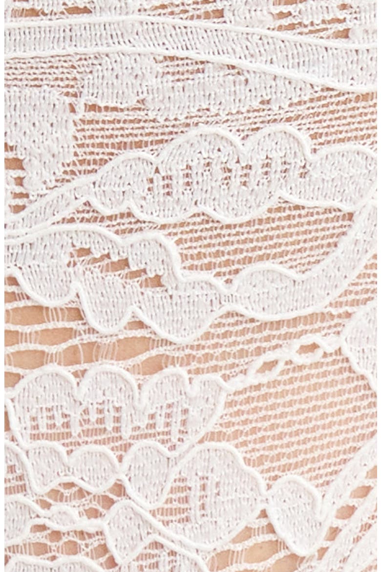 Lace G-String, Alternate, color, WHITE