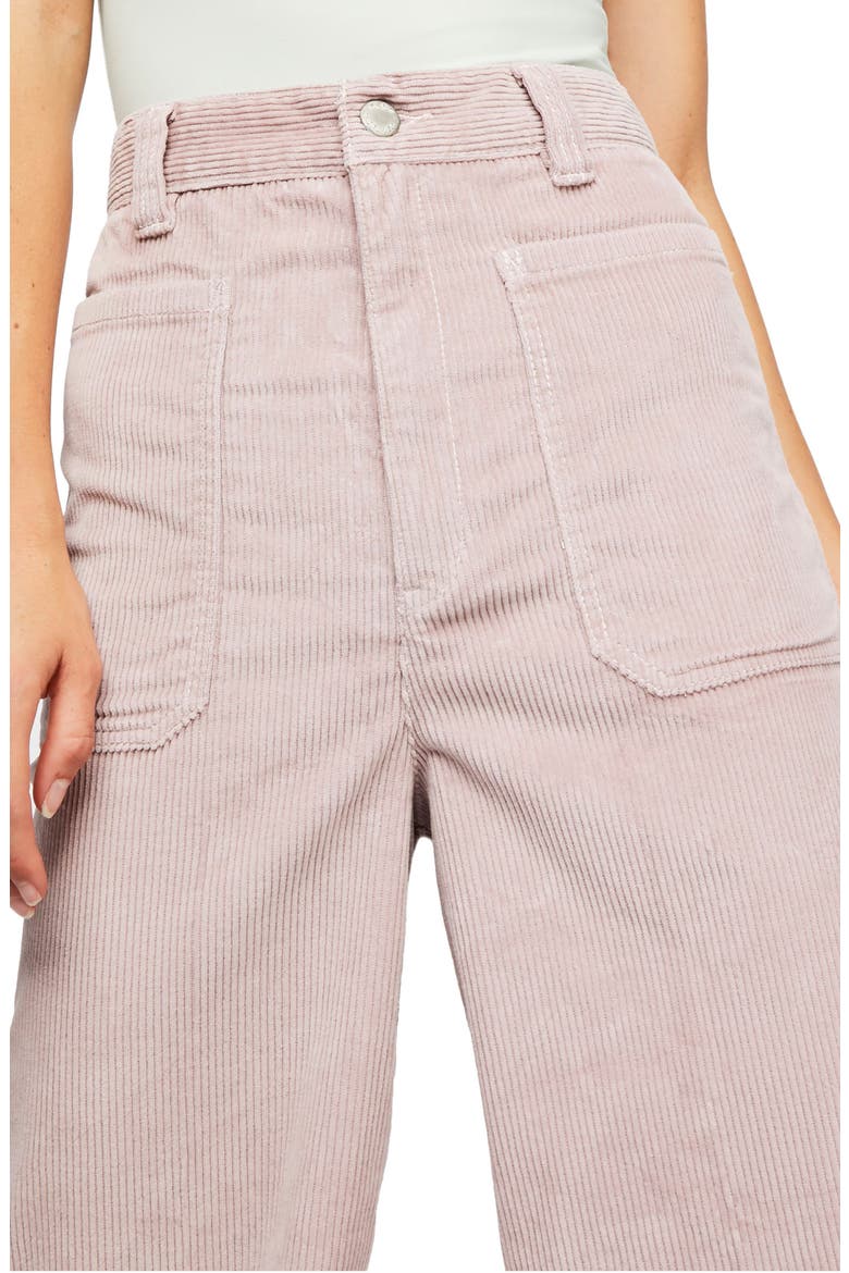 Dawn to Dusk Crop Corduroy Pants, Alternate, color, ROSE