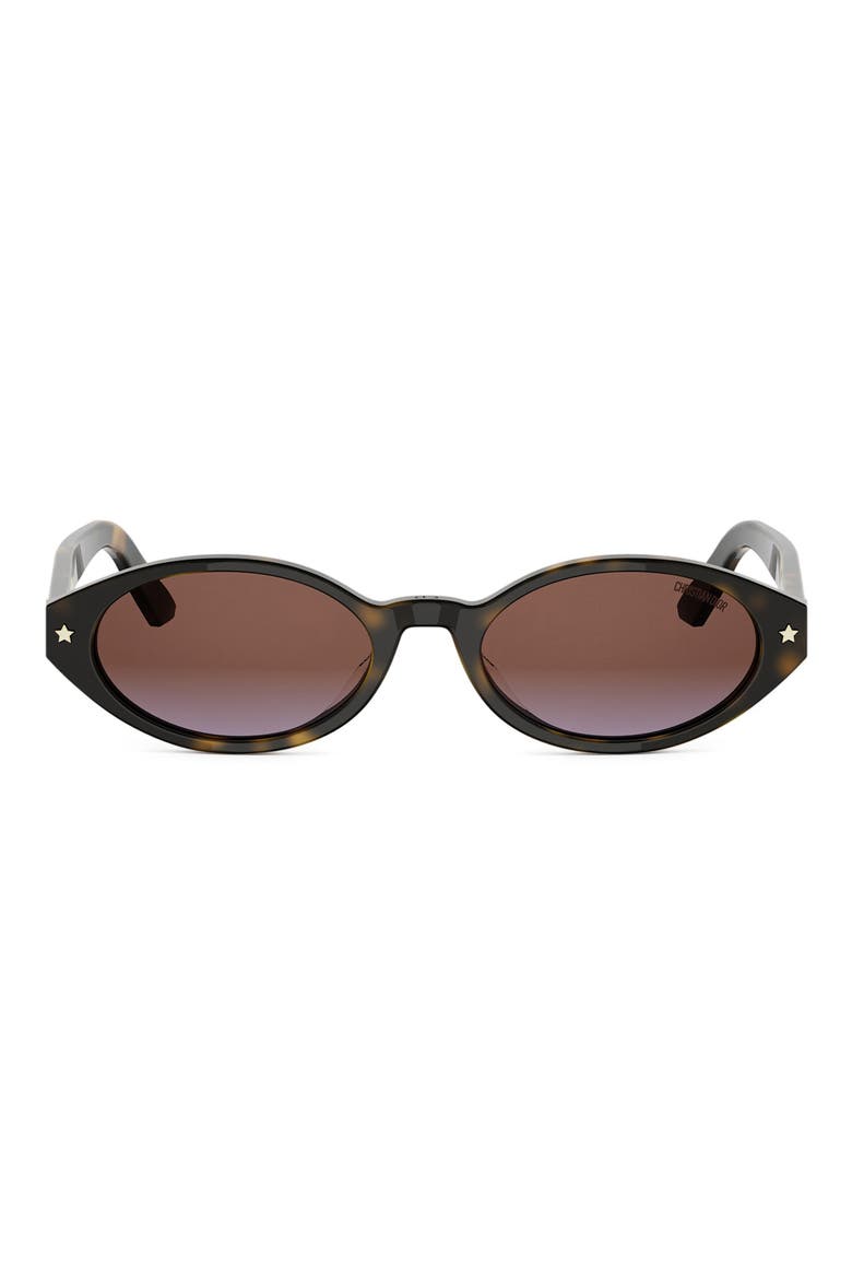 DiorPacific R1I 52mm Oval Sunglasses (Women) | Nordstrom