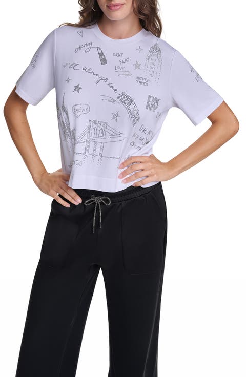 Rhinestone Logo T-Shirt