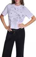 DKNY Rhinestone Logo T-Shirt
