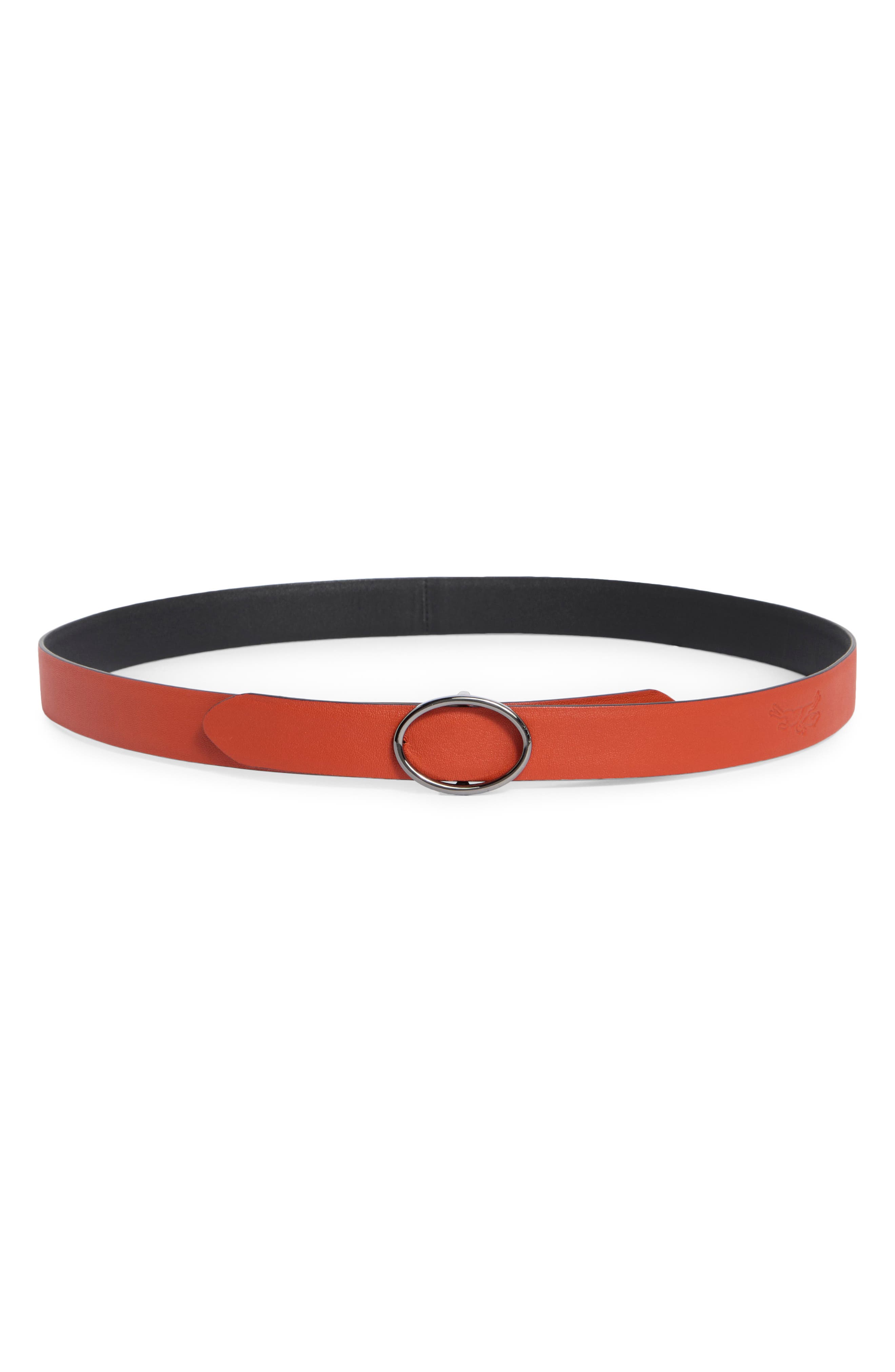 Longchamp Le Pliage Reversible Leather Belt