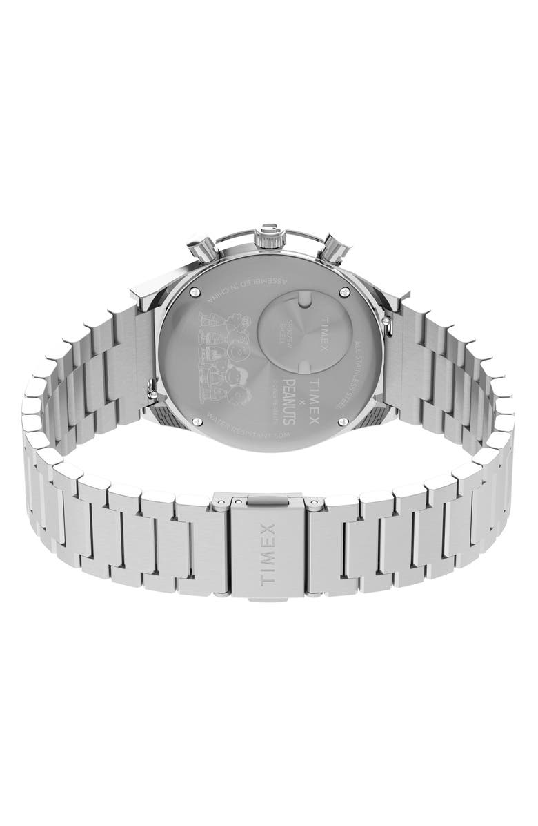 Timex<sup>®</sup> x Peanuts<sup>®</sup> Q Chronograph Bracelet Watch, 40mm, Alternate, color,