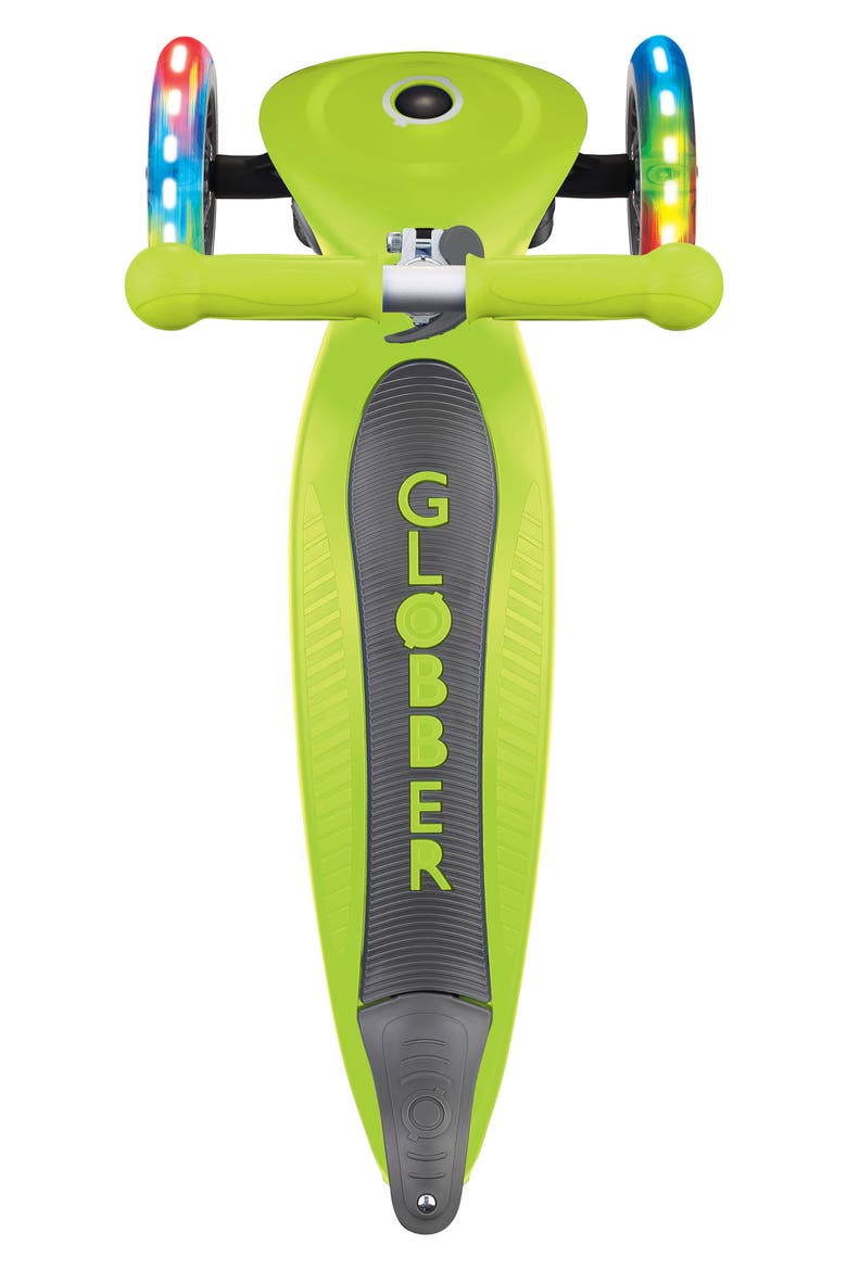 Primo Light-Up Wheels Foldable Scooter, Alternate, color, LIME GREEN