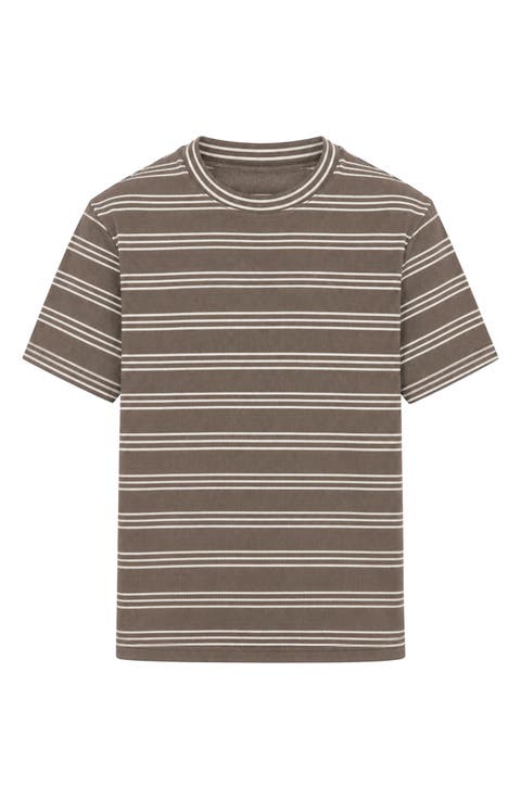Kids' Ribbed Striped T-Shirt