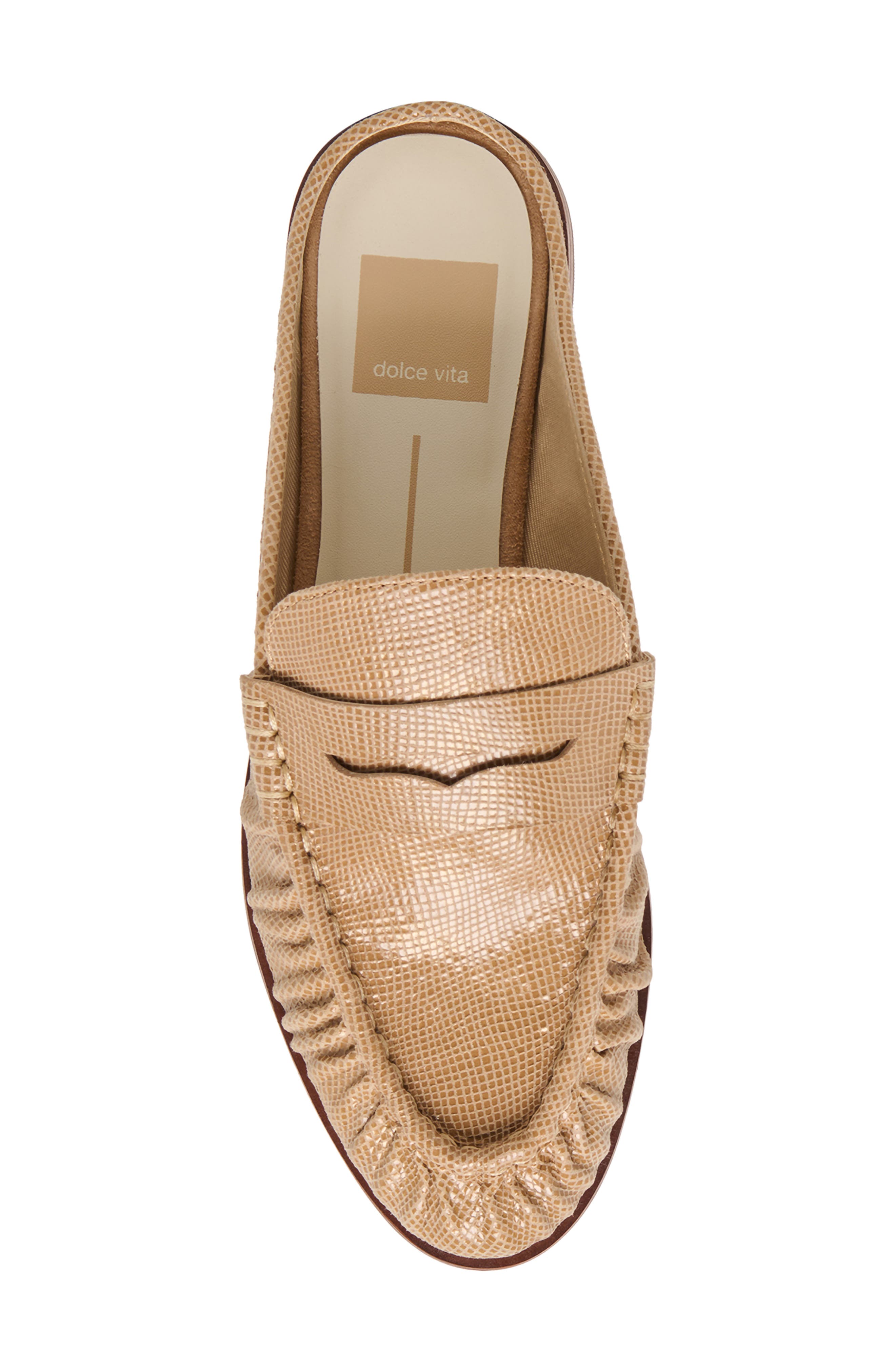 Dolce Vita Betzy Mule, Alternate, color, Latte Embossed Suede