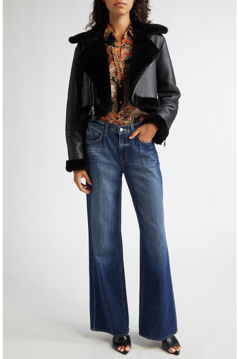 Alicent High Waist Wide Leg Jeans, Alternate, color, TRENTON