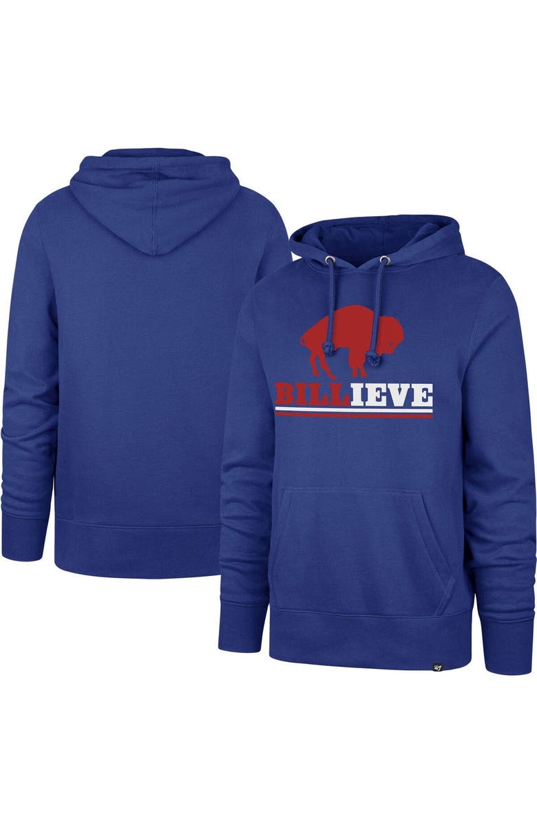 '47 Men's '47 Royal Buffalo Bills Regional Headline Pullover Hoodie, Main, color, Royal