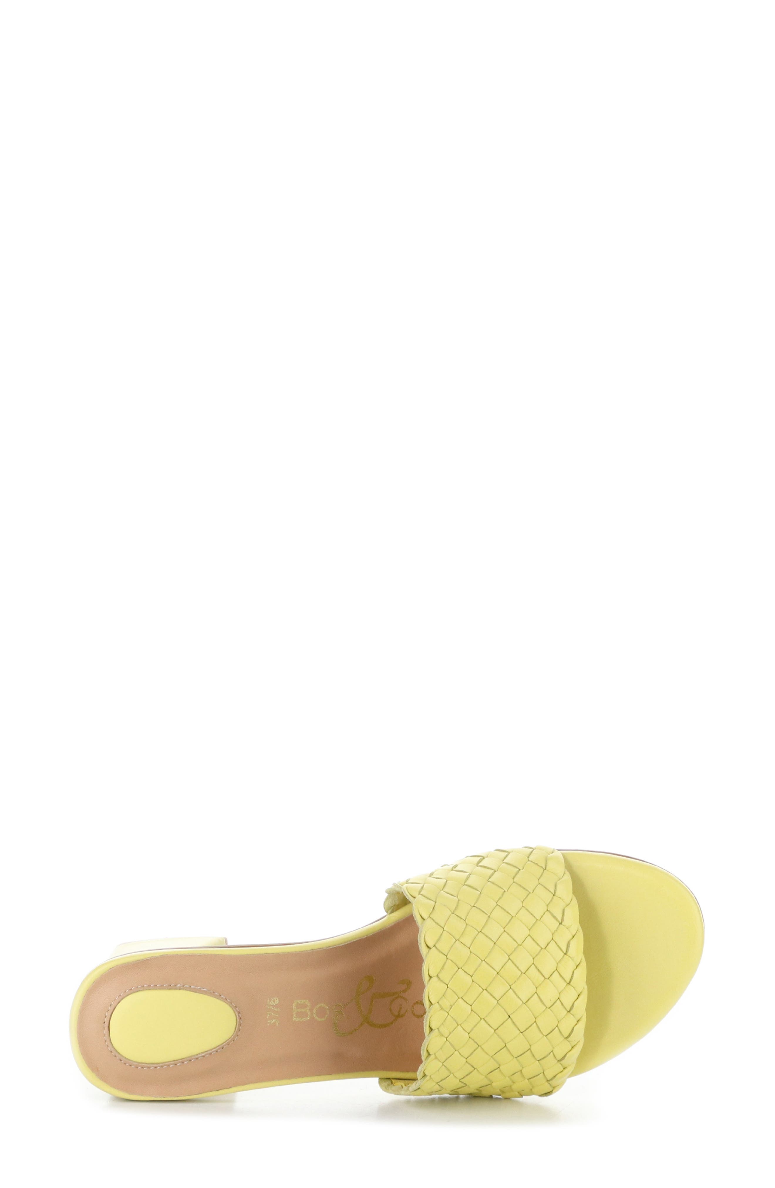 Wella Slide Sandal, Alternate, color, YELLOW