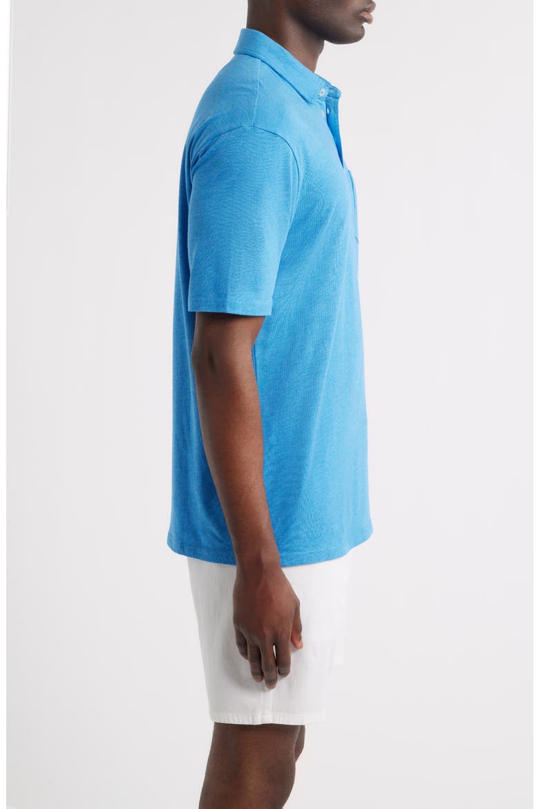 Heathered Original 2.0 Regular Fit Polo, Alternate, color, VENICE BLUE