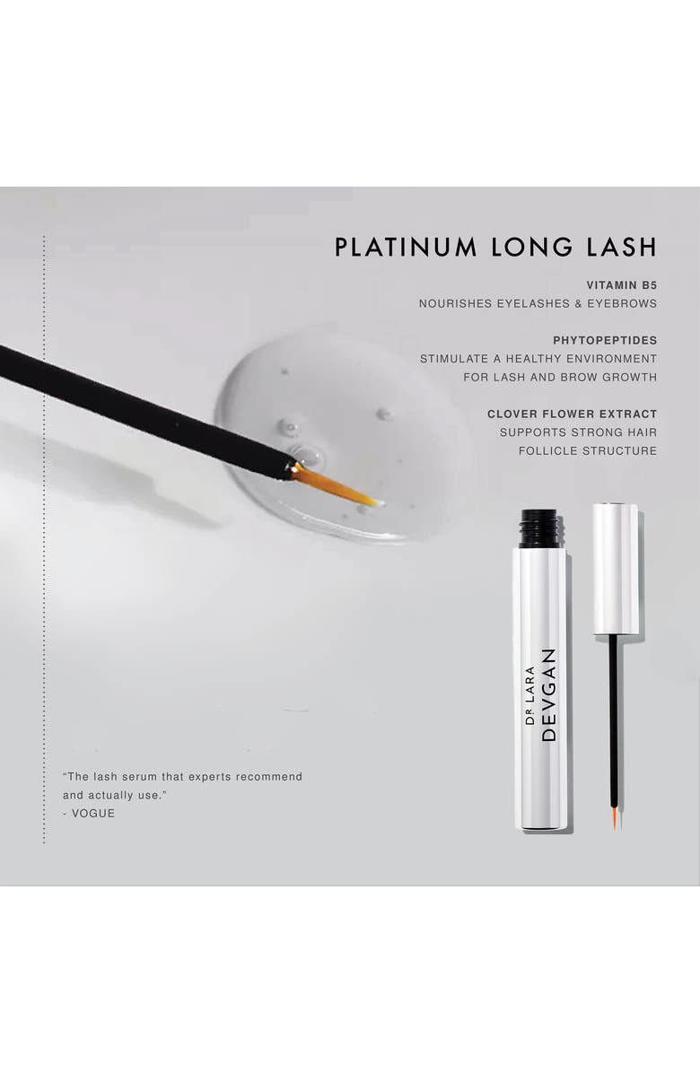 Dr. Lara Devgan Platinum Long Lash Serum, Alternate, color,