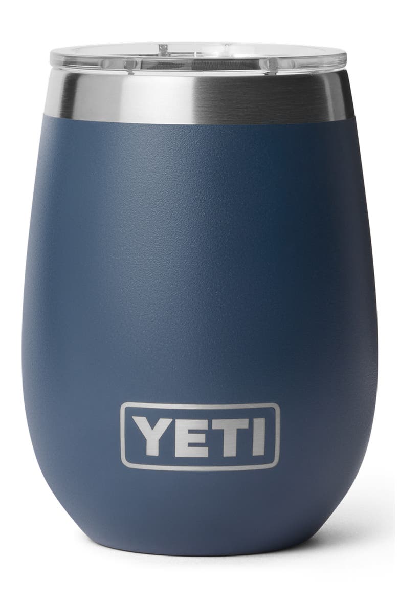 Rambler 10-Ounce Wine Tumbler, Main, color, NAVY