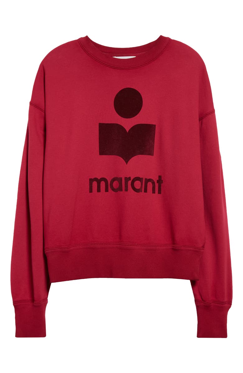 Isabel Marant Étoile Mobyli Logo Graphic Cotton Sweatshirt, Alternate, color,