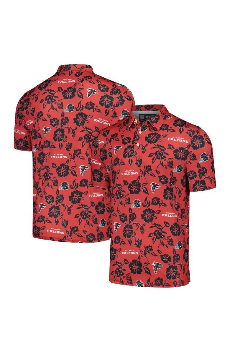Reyn Spooner Men's Reyn Spooner Red Atlanta Falcons Pua Performance Polo, Main, color, Red