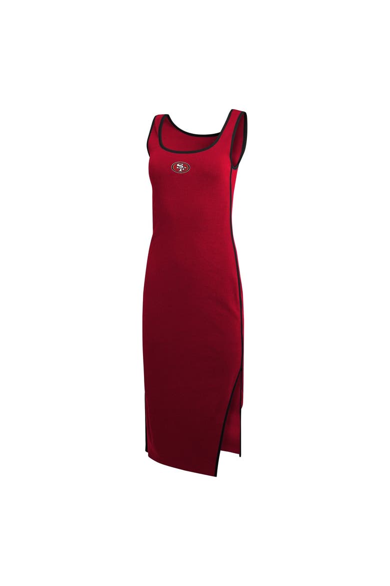 Women's WEAR by Erin Andrews  Scarlet San Francisco 49ers Ribbed Tank Dress, Alternate, color, Scarlet