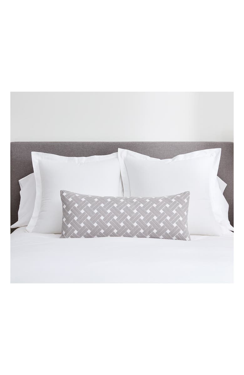 Boll & Branch Basket Weave Oversize Lumbar Pillow Cover & Insert, Alternate, color, 