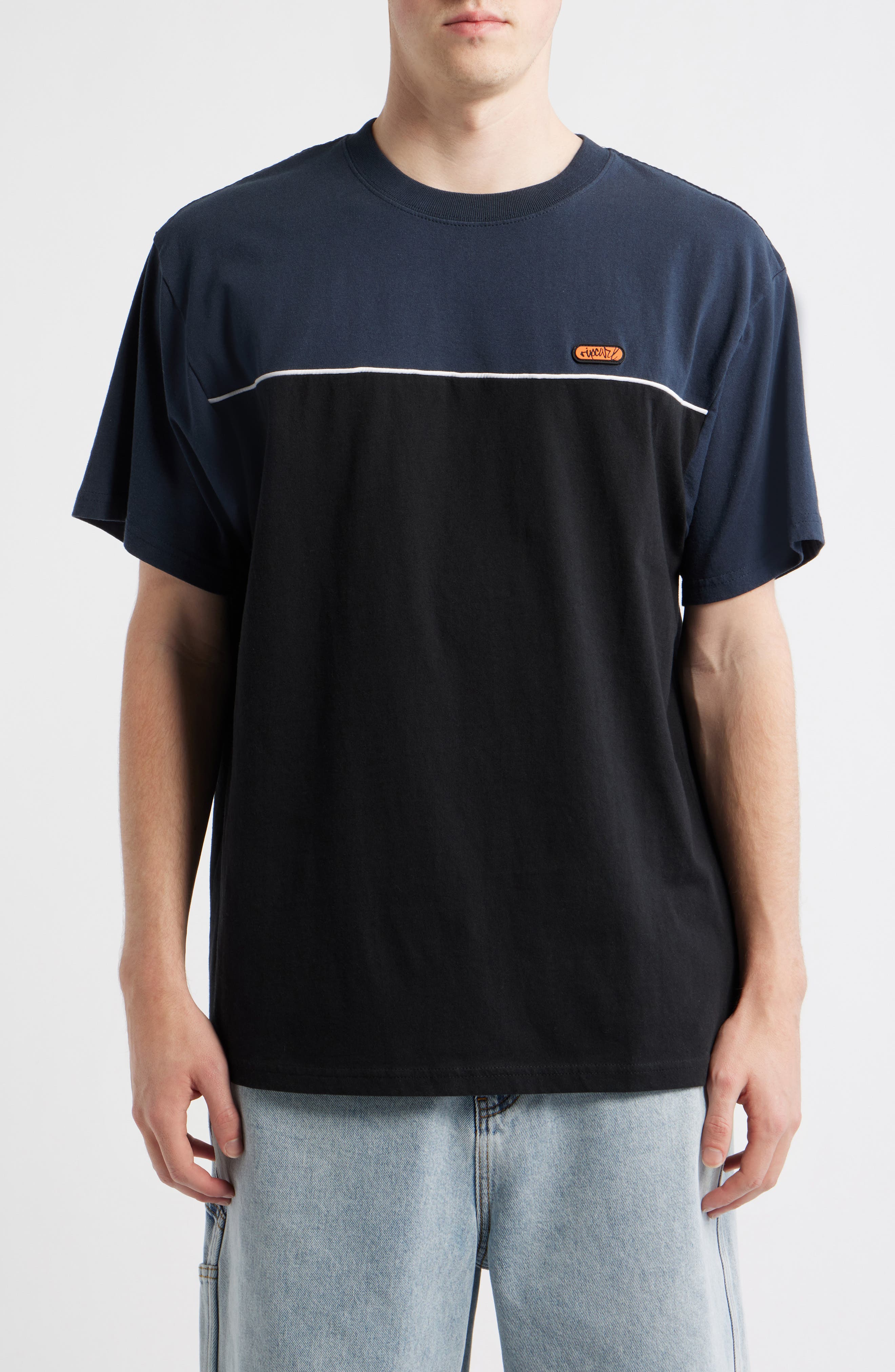 Halfa Panel Cotton T-Shirt - image 3