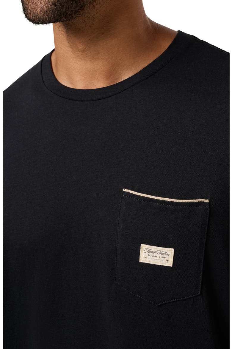 Social Club Pocket T-Shirt, Alternate, color, BLACK