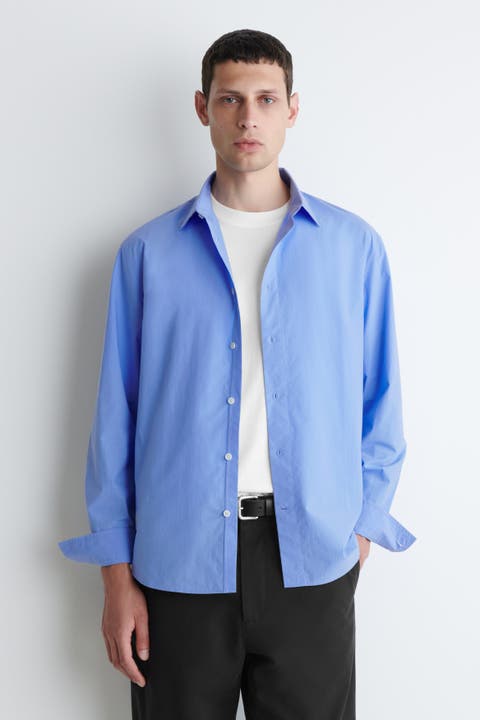 Relaxed Pima Cotton Poplin Shirt