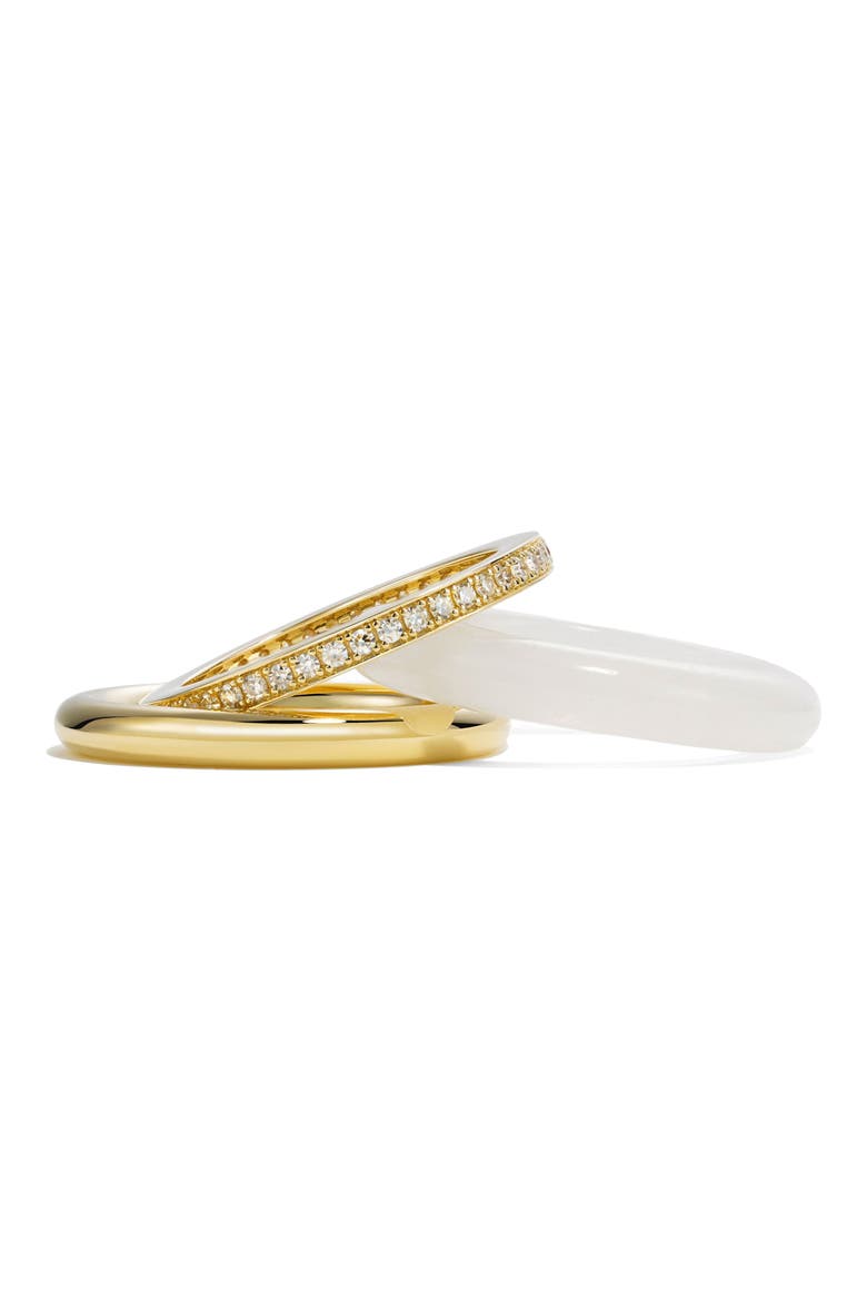 Slim Classic Set of 3 Stacking Rings, Alternate, color, WHITE JASPER