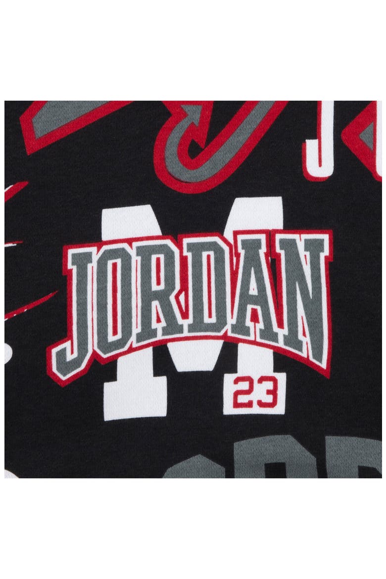 Kids' MJ Dynasty Pullover Hoodie, Alternate, color, BLACK