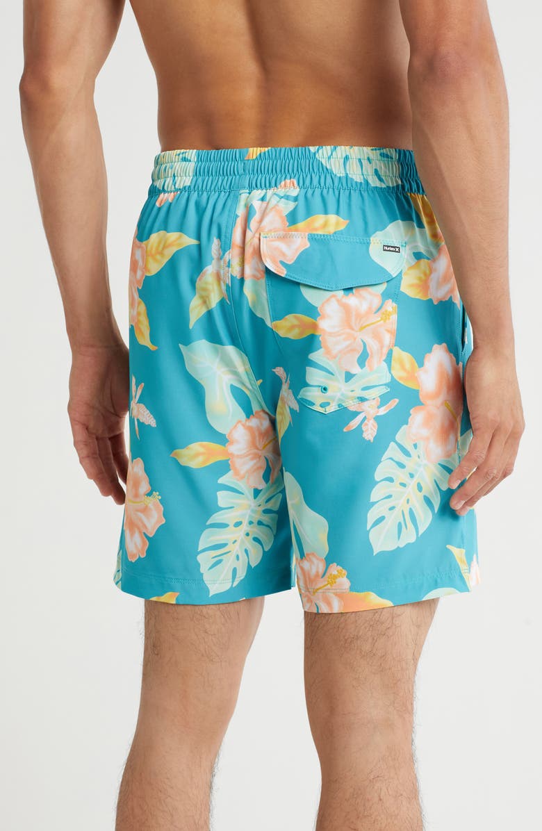 Hurley El Cap Volley Swim Trunks, Alternate, color, Pro Blue