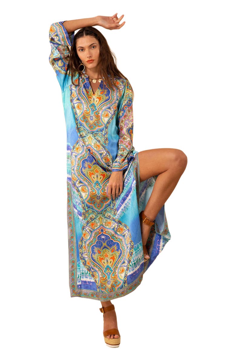 Hale Bob Serenity Maxi Dress, Alternate, color, 