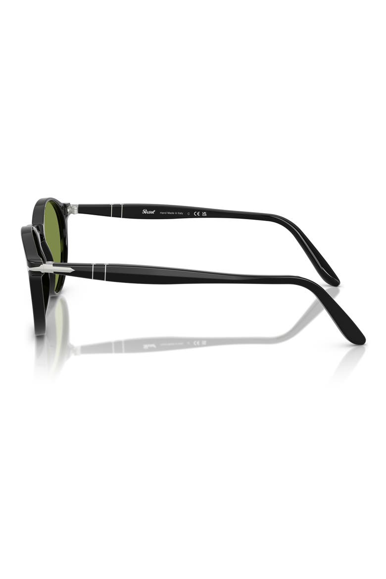 50mm Phantos Sunglasses, Alternate, color, BLACK / GREEN