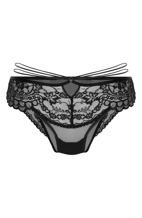Hunkemoller Hunkemöller Sabrina Lace Brazilian Panties In Black