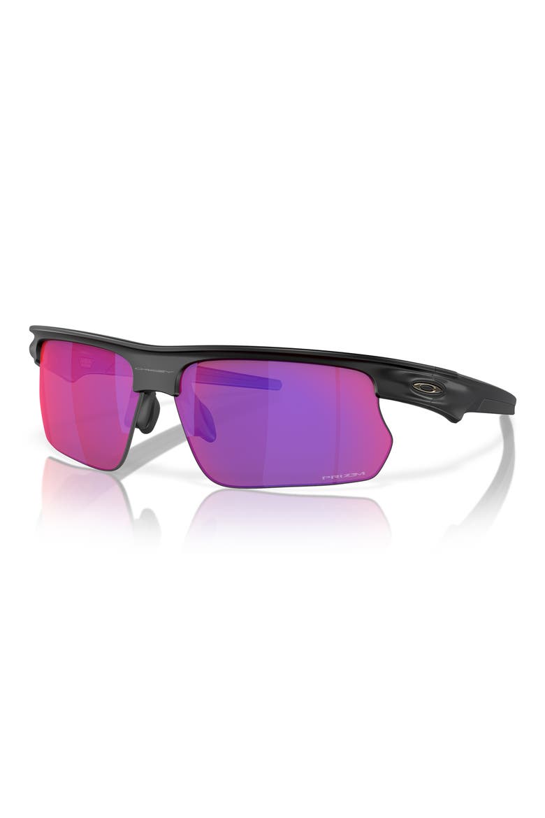 Bisphera 68mm Prizm™ Gradient Oversize Rectangular Sunglasses, Alternate, color, CRYSTAL GREY