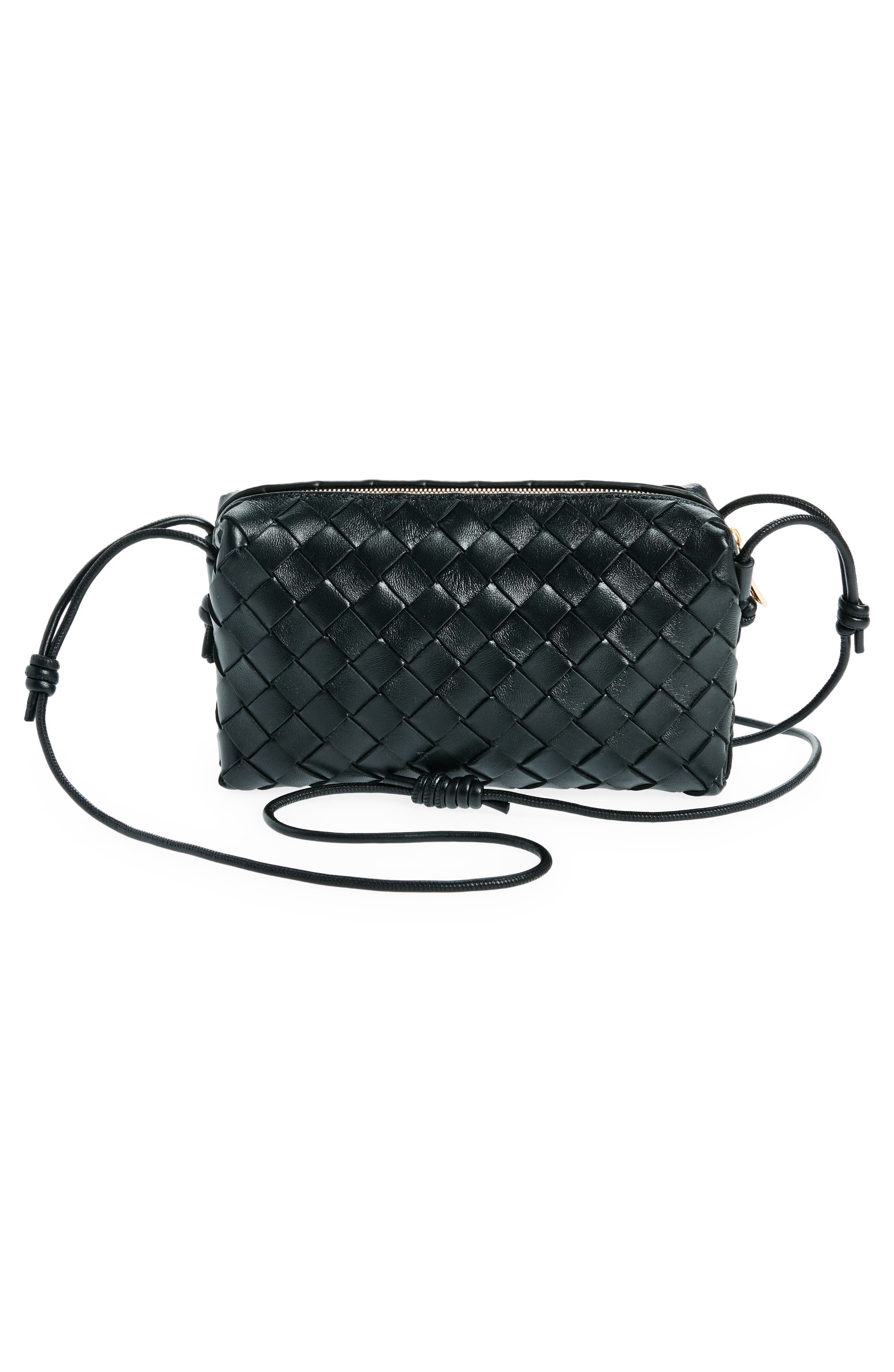 Bottega Veneta Loop Intrecciato Leather Camera Bag, Alternate, color, 